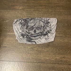 SHEIN Light Gray Tube Top